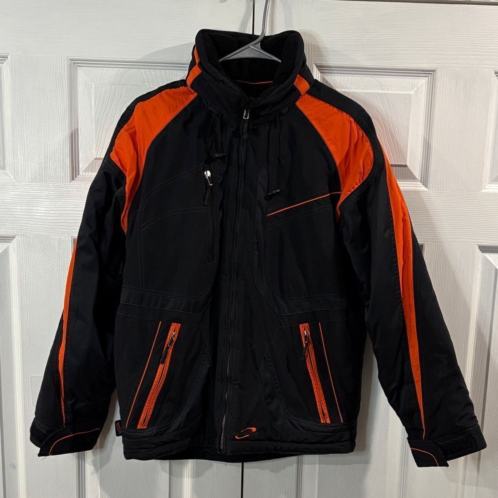 Vintage Obermeyer Jacket Coat Mach 1 Snowboard Ski Jacket Junior Size 18 Winter